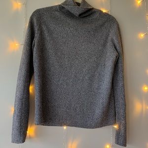 Valerie Stevens Gray Turtleneck Sweater